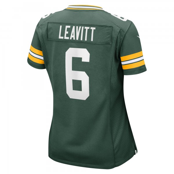 Women's Green Bay Packers Dallin Leavitt Nike Green Game Player Jersey