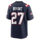 Men's New England Patriots Myles Bryant Nike Navy Game Player Jersey