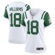 Women's New York Jets #18 Mike Williams Nike White Classic Alternate Player Jersey