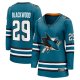 Women's San Jose Sharks Mackenzie Blackwood Fanatics Teal Home Breakaway Player Jersey