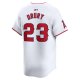 Men's Los Angeles Angels Brandon Drury Nike White Home Limited Player Jersey