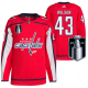 Men's Washington Capitals Tom Wilson 2022 Stanley Cup Playoffs Red #43 Jersey