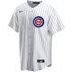 Men's Chicago Cubs Nike White Home Replica Custom Jersey