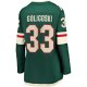 Women's Minnesota Wild Alex Goligoski Fanatics Green Home Breakaway Player Jersey