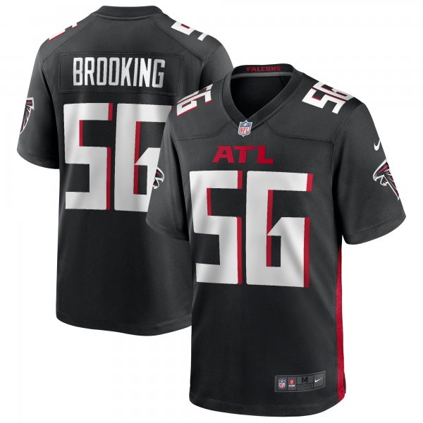 Men's #56 Keith Brooking Atlanta Falcons Nike Limited Retired Player Black Jersey