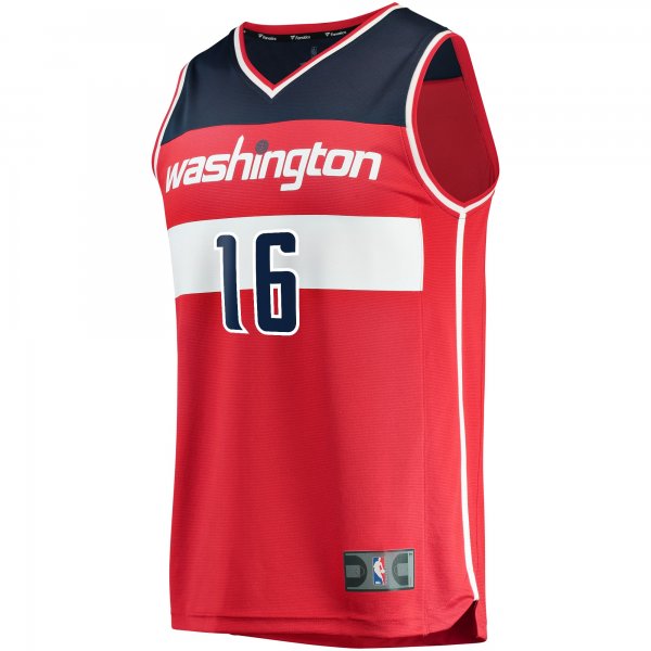 Men's Washington Wizards Anthony Gill Fanatics Red Fast Break Replica Jersey - Icon Edition