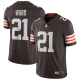 Men's Cleveland Browns #21 Denzel Ward Nike Brown Vapor Limited Jersey