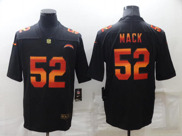 Men's Nike Los Angeles Chargers #52 Khalil Mack Black Fashion Limited Stitched NFL Jersey