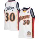 Youth Golden State Warriors Stephen Curry Mitchell & Ness White 2009-10 Hardwood Classics Swingman Jersey