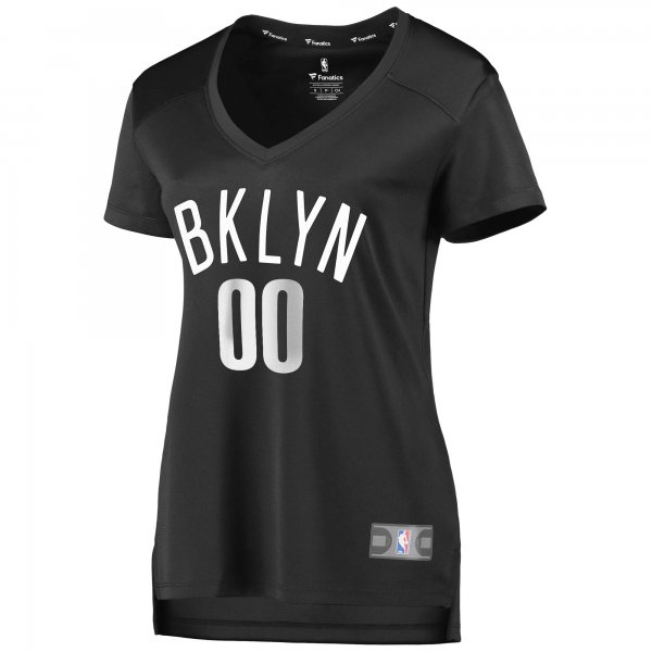 Women's Brooklyn Nets Fanatics Charcoal Fast Break Replica Custom Jersey - Statement Edition