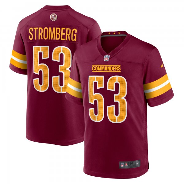 Men's Washington Commanders Ricky Stromberg Nike Burgundy Team Game Jersey