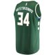 Men's Milwaukee Bucks Antetokounmpo Fanatics Green Fast Break Replica Player Jersey - Icon Edition