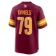 Men's Washington Commanders Braeden Daniels Nike Burgundy Team Game Jersey