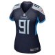 Women's Tennessee Titans Shakel Brown Nike  Navy  Game Jersey