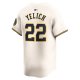 Youth Milwaukee Brewers Christian Yelich Nike Cream Home Limited Player Jersey