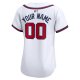 Women's Atlanta Braves Nike White Home Limited Custom Jersey