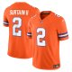 Men's Denver Broncos #2 Patrick Surtain II Nike Orange Alternate Mile High Collection 1977 Throwback Vapor F.U.S.E. Jersey