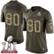 Nike New England Patriots #80 Danny Amendola Green Super Bowl LI 51 Men's Stitched NFL Limited Salute to Service Jersey