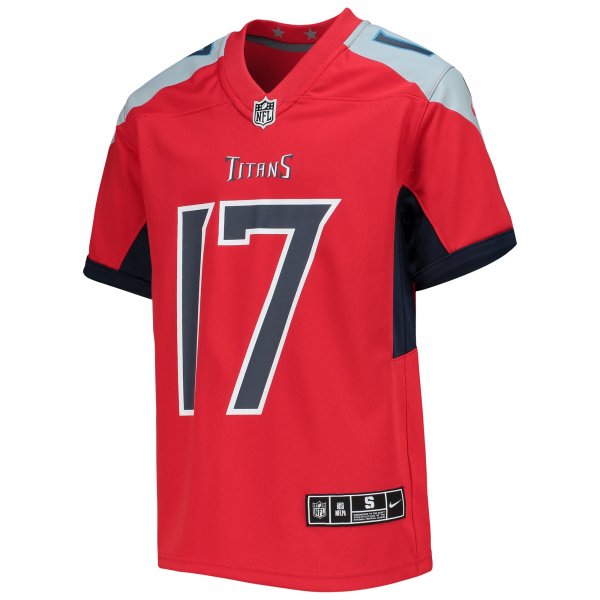 Youth Tennessee Titans Ryan Tannehill Nike Red Inverted Team Game Jersey