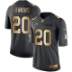 Men's Nike Philadelphia Eagles #20 Brian Dawkins Black Stitched NFL Limited Gold Salute To Service Jersey