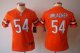 Nike Chicago Bears #54 Brian Urlacher Orange Alternate Women's Stitched NFL Limited Jersey