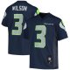 Youth Seattle Seahawks Russell Wilson College Navy Replica Player Jersey