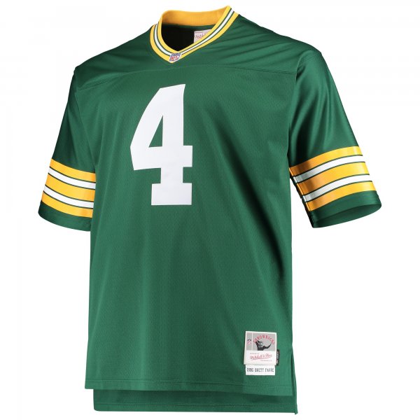 Men's Green Bay Packers Brett Favre Mitchell & Ness Green Big & Tall 1996 Retired Player Replica Jersey