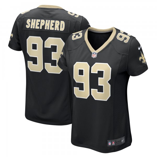 Women's New Orleans Saints Nathan Shepherd Nike Black Game Jersey