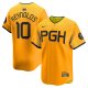 Men's Pittsburgh Pirates Bryan Reynolds Nike Gold City Connect Limited Player Jersey