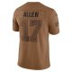 Men's Buffalo Bills Josh Allen Nike Brown 2023 Salute To Service Limited Jersey