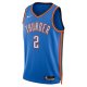 Unisex Oklahoma City Thunder Shai Gilgeous-Alexander Nike Blue Swingman Jersey - Icon Edition