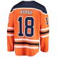 Men's Edmonton Oilers Zach Hyman Fanatics Orange Breakaway Player Jersey