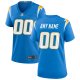 Women's Los Angeles Chargers Nike Powder Blue Custom Game Jersey