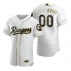 Texas Rangers Custom Men's Nike White Golden Edition Jersey