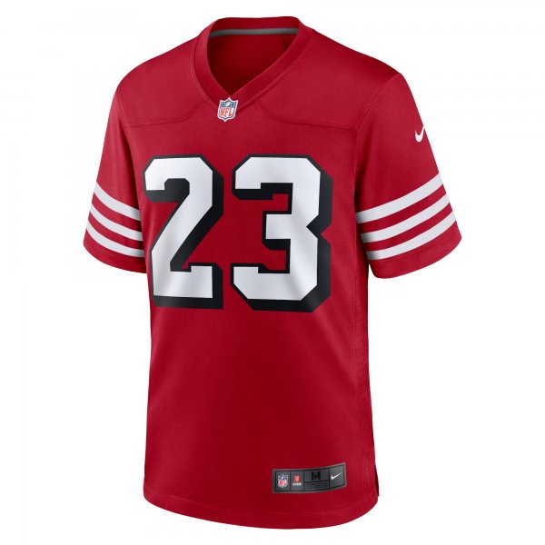 Men's San Francisco 49ers Christian McCaffrey Nike Scarlet Alternate Game Player Jersey