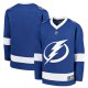 Youth Tampa Bay Lightning Fanatics Blue Home Replica Blank Jersey