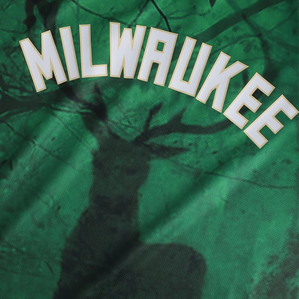 Unisex Milwaukee Bucks NBA & KidSuper Studios by Fanatics Green Hometown Jersey