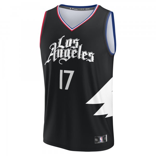 Men's LA Clippers PJ Tucker Fanatics Black Fast Break Player Jersey - Statement Edition