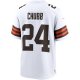 Men's Cleveland Browns Nick Chubb Nike White Game Jersey