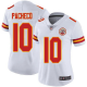 Women's Nike NFL Kansas City Chiefs Isiah Pacheco #10 White Stitched Limited Jersey