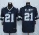 Nike Dallas Cowboys #21 Ezekiel Elliott Navy Blue Team Color Men's Stitched NFL Limited Jersey