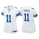 Women's Micah Parsons Dallas Cowboys White Game Jersey