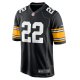 Men's Pittsburgh Steelers Najee Harris Nike Black Home Player Game Jersey