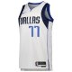 Unisex Dallas Mavericks Luka DonÃÂiÃÂ Nike White Swingman Jersey - Association Edition