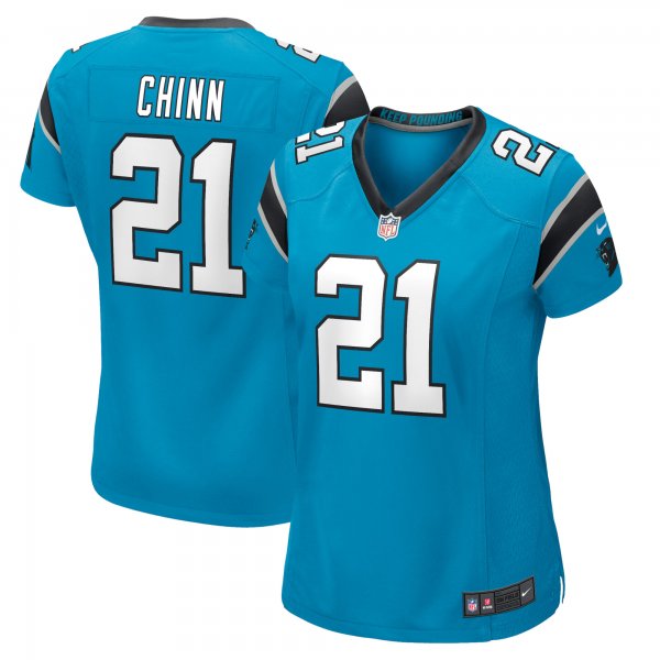 Women's Carolina Panthers Jeremy Chinn Nike Blue Player Game Jersey