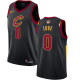 Men's Nike Cleveland Cavaliers #0 Kevin Love Black The Finals Patch Swingman Statement Edition NBA Jersey