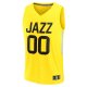 Youth Utah Jazz Jordan Clarkson Fanatics Yellow Fast Break Player Jersey - Icon Edition