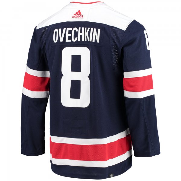 Men's Washington Capitals Alexander Ovechkin adidas Navy Alternate Primegreen Player Jersey