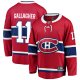 Men's Montreal Canadiens Brendan Gallagher Fanatics Red Breakaway Player Jersey