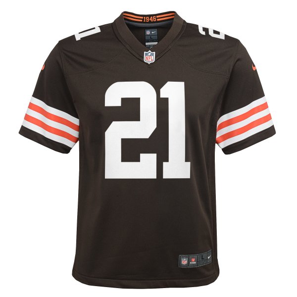 Youth Cleveland Browns Denzel Ward Nike Brown Game Jersey